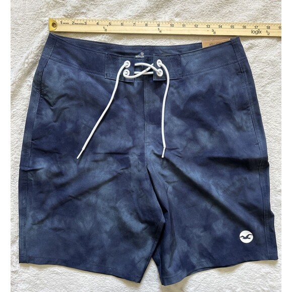 NWT Men’s Hollister Blue Classic Fit Epic Flex Size 30 Swim Trunks NEW - Picture 3 of 7